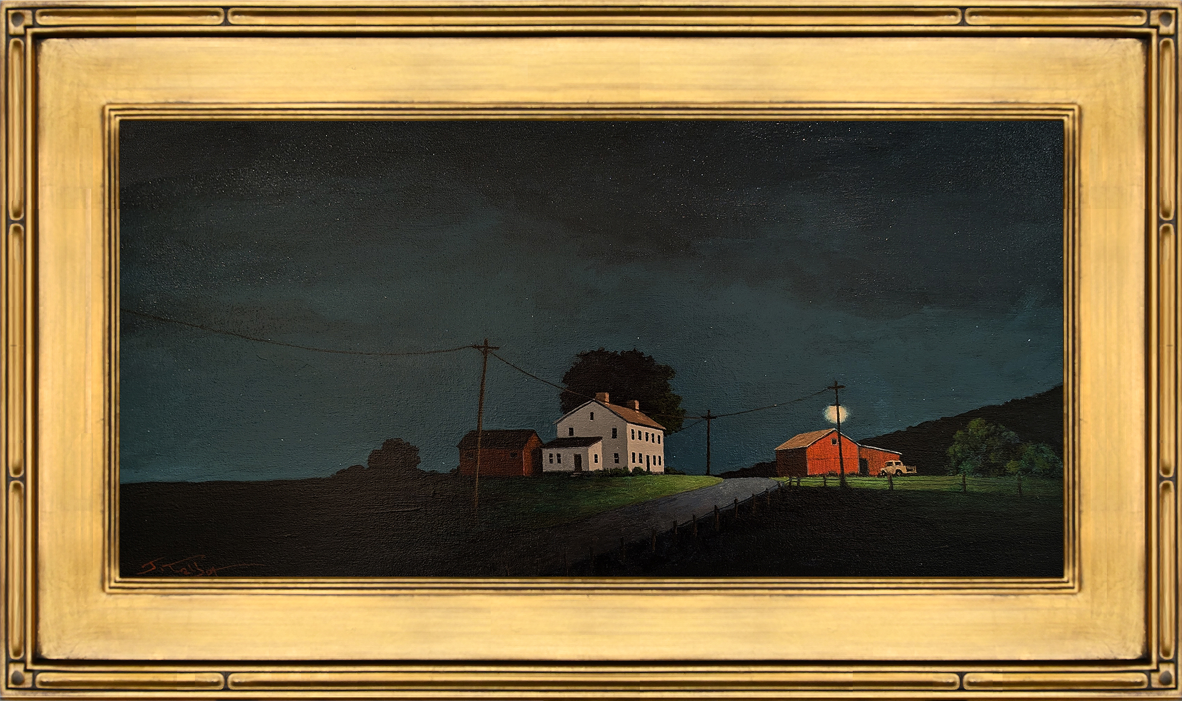 Brady Farm at Night